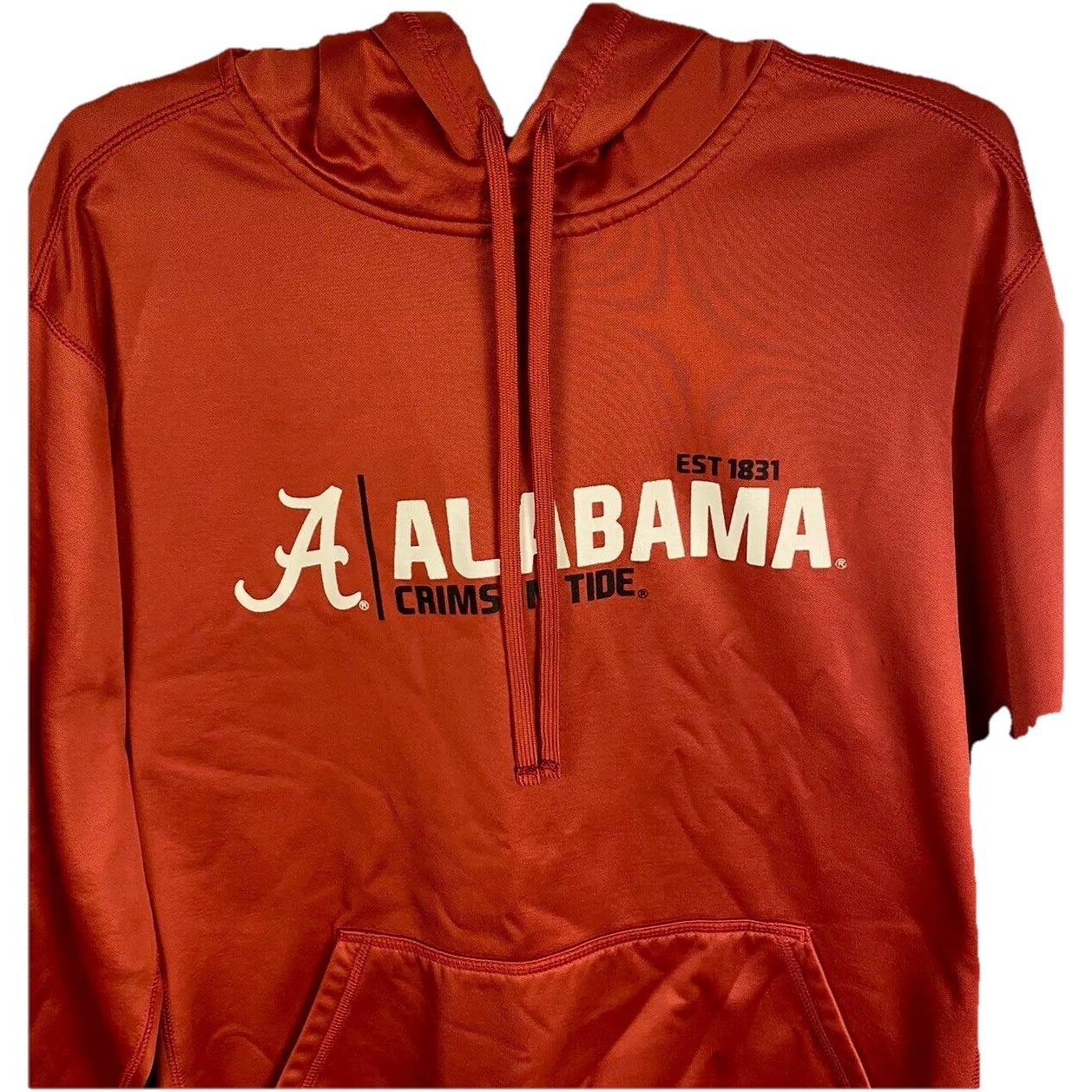Alabama Crimson Tide Men Xl Hoodie Red White Lettering Sec Football Saban Ncaa